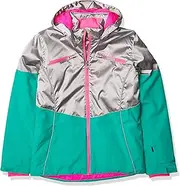 [Spyder] Kids Girl's Conquer Jacket (Big Kids) Scuba 16 Big Kids