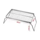 Camping BBQ Grill Grid with Line Barbecue Mesh for Even Heat Distribution