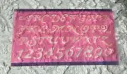 Fancy Capital ABC and 123 Template Ruler