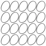 20 Pcs Radio Tape Belt Cassette Square Recorder Repair Player Belts