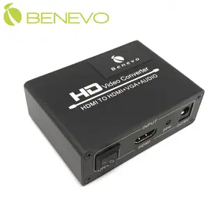 BENEVO HDMI轉HDMI+VGA影音分配器