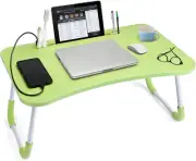 Laptop Desk Foldable Bed Table Folding Breakfast Tray Portable Lap Standing Desk