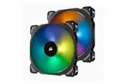 Corsair ML140 PRO RGB 2 Fan Pack with Lighting Node Pro 140mm Premium Magnetic Levitation RGB LED PWM Fan