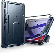 [Dexnor] for Samsung Galaxy Tab S9/S8 Ultra Case, [Built in Screen Protector and Kickstand] Heavy Duty Military Grade Protection Shockproof Protective Cover for Samsung Tab S9/S8 Ultra - Blue