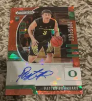2020-21 PAYTON PRITCHARD PANINI PRIZM DRAFT PICKS RC ROOKIE AUTO RED CRACKED ICE