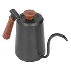 (350ml)Coffee Pour Over Kettle 304 Stainless Steel Food Grade Gooseneck Wooden