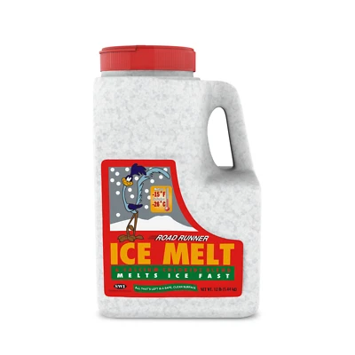 Road Runner 12J-RR Premium Ice Melter, 12 lb jug, Melts to -15 degrees F