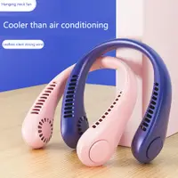 在飛比找蝦皮購物優惠-Portable Hanging Neck Fan USB 