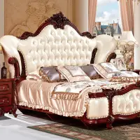 在飛比找樂天市場購物網優惠-床歐式雙人太子床主臥1.8米定制2奢華風格公主床法式婚禮床太