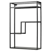 LINDÅSEN display shelf, anthracite, 40x60 cm