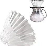 Pouring Coffee Filter Holder, Reusable Coffee Filter Mug, Origammi Resin Filter Mug, Brewing Accessories, Withstand High Temperature, Home, Cafe, Restaura