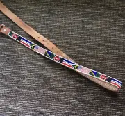 AUTHENTIC Handmade African Maasai Masai Beaded Men's Leather Belt: UNUSED