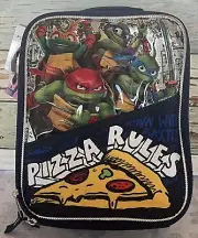 Teenage Mutant Ninja Turtles Mutant Mayhem Pizza Rules Kid’s Lunch Bag NEW
