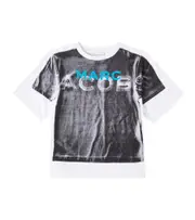 [Marc Jacobs Kids] Marc Jacobs Kids Printed cotton jersey T-shirt Y 5 white