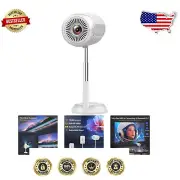 Compact Mini Projector - Adjustable Stand, Bluetooth & WiFi for Movies Anywhere