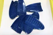 4 Lego Dark Blue, Aircraft Fuselage Aft Section Curved Top 6x10 inv 299