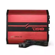 DS18 SXE-1500.1D/RD 1500 Watt Class-D Monoblock Car Subwoofer Amplifier Amp RED