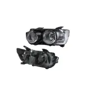 RH & LH Side Head Light for Holden Barina TM 10/2012-ON With Chrome Round Rim