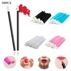 Disposable Lip Brush Gloss Wands Applicator Lipstick Makeup Tool CosmeticWW