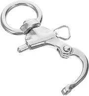 DOITOOL Stainless Steel Buckle Swivel Carabiner Ding Quick Release Clip Outdoor Use