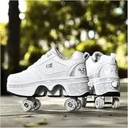 Roller Skates, Inline Skates for Kids, Quad Roller Skates, Girls' Sports Shoes, Kick Roller Shoe, Roller Shoes for Girls and Boys