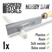 Hobby Razor Saw- Precision Cutting Tool - plastics resin soft metals balsa wood