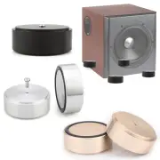 4pcs Aluminum Amp Speaker Isolation Feet HIFI Audio Turntable Stand Pad Cushion