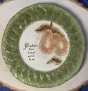 Grasslands Road Glazed Ceramic Gladden The Heart With Love Dish