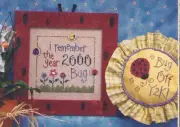 Ladybug Remember History Flowers Cross Stitch Embroidery OOP