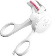 Heated Lash Curler, Small Lash Curling Tool, Long Lasting Heated Eyelash Curler Tool with 3 Temp Settings for Women