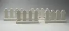 Lego White Picket Fence 1x4 City Lot Of 4 New