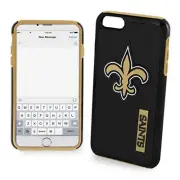 FOCO NFL New Orleans Saints Hybrid Case for iPhone 8+, 7+, 6+, 6S+ (5.5")