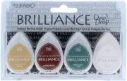 Tsukineko Brilliance Dew Drop Brilliance Dew Drop Pigment Ink Set