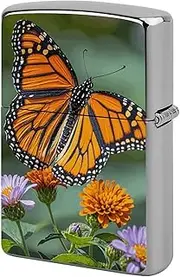 [GHBNK] Monarch Butterflies Lighter Case, Lighter Protective Cover, Personalized Metal Shell Graffiti Design