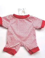 BUILD A BEAR HART SLEEPER PJ'S OUTFIT CLOTHES BNWT