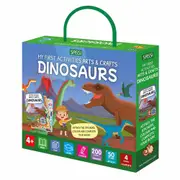 Sassi Arts & Crafts Kids/Children Sticker Activity/Colouring Book Dinosaurs 4y+