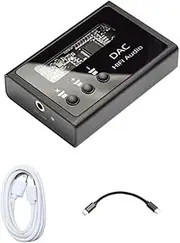 Fahgaer HiFi Mobile Phone Decoder Computer Sound Card Fever-Grade Audio Headphone Amplifier MAX97220USB Asynchronous Es9018