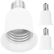 3pcs Light Sockets E17 To E26/E27 Converter Light Bulb Converter