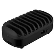 [DUK-10P-BK] DUK-10P 10 Ports 120W USB Smart Charger Docking Charging Station Black