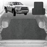 6D Diamond Ute Tub Mat for Toyota Hilux Double Cab 2015-Current (with Factory Plastic tub)
