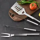 Bbq Utensils Heat-resistant Grilling Spatula Barbecue Fork Bbq Utensils Polished