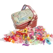 Sewing Clips for Fabric and Quilting 100 Pcs with Tin Box,Sewing Notions Asso...