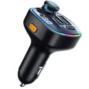 Car MP3 Bluetooth Transmitter Modulator FM USB Fast Charge Adapter Handsfree (for: Honda Civic)