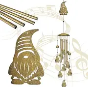 Gnomes Wind Chimes Outdoor - Windchimes Outdoors,Gnomes Gifts for Women/Men,Metal Wind Chime Garden Decor Outdoor,/Housewarming/Birthday/Festival Thank You Gifts,Front Yard Decor Windchime