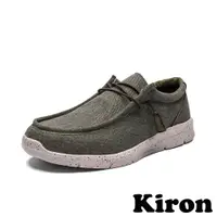 在飛比找ETMall東森購物網優惠-【Kiron】 手工帆布鞋厚底帆布鞋/時尚英倫風百搭休閒舒適