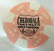 Cherohala Skyway Harley Davidson Poker Chip -Tellico Plains, TN -5 years old.