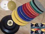 4" Diammond Resin Polishing 40 Pad 4 Glazing Buff stone glass terrazzo smoothing