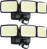 Battery Powered Motion Sensor Outdoor Lights, 1500LM Flood Lights, IP65 Waterpro