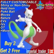 Pokémon Sword and Shield ✨ Shiny Mewtwo ✨ W/ Best 6IV Customizable