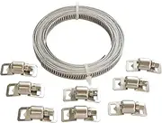 SOMATHERM FOR YOU - Inox clamp set - tape 3 m + 8 heads